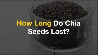 'Video thumbnail for How Long Do Chia Seeds Last? (in Pantry, Fridge, Water)'