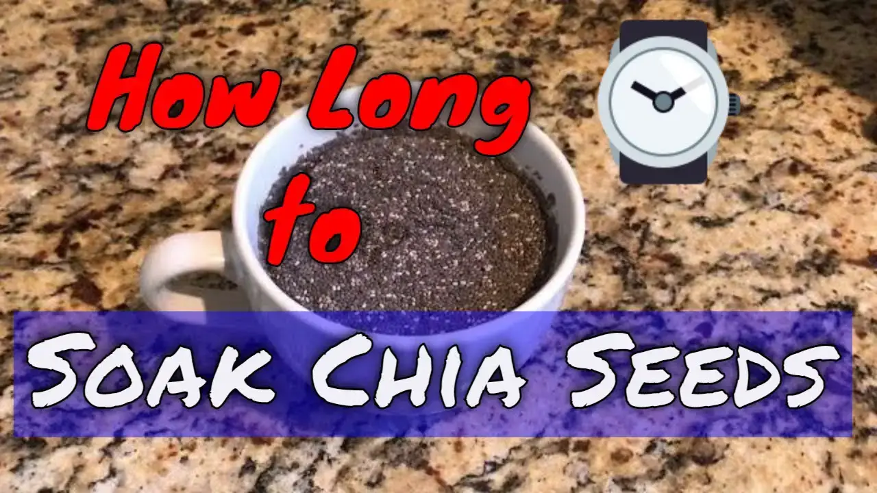 'Video thumbnail for How Long to Soak Chia Seeds in Water or Milk [Soaking Chia Seeds Overnight or Quick] How Much Time?'