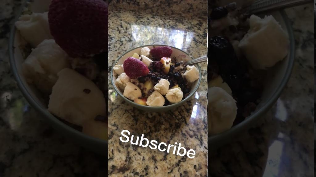 'Video thumbnail for My Healthy Vegan and WFPBNO Breakfast'