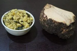 Elephant Foot Yam - Vegetable that starts with e