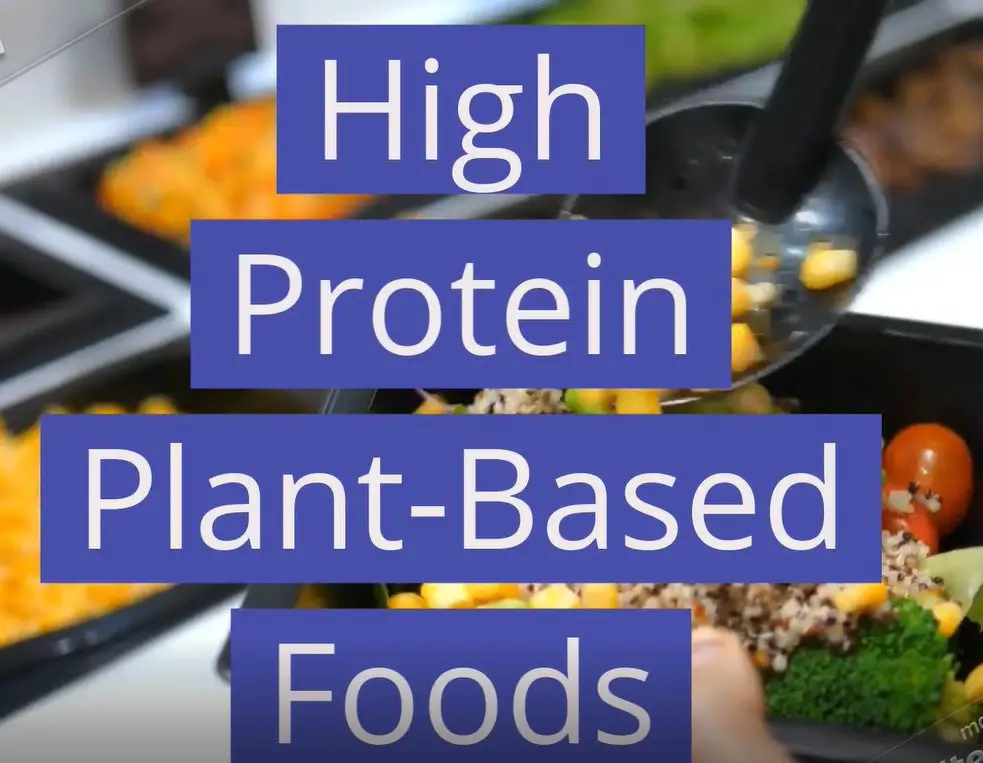 High Protein Plant-Based Foods for vegans and vegetarians
