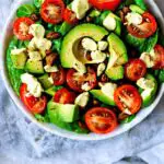 Vegan Caprese Salad with Avocado
