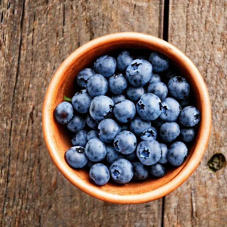 Blueberries in a bowl