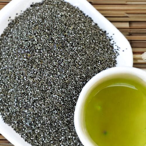 Green Tea with Chia Seeds