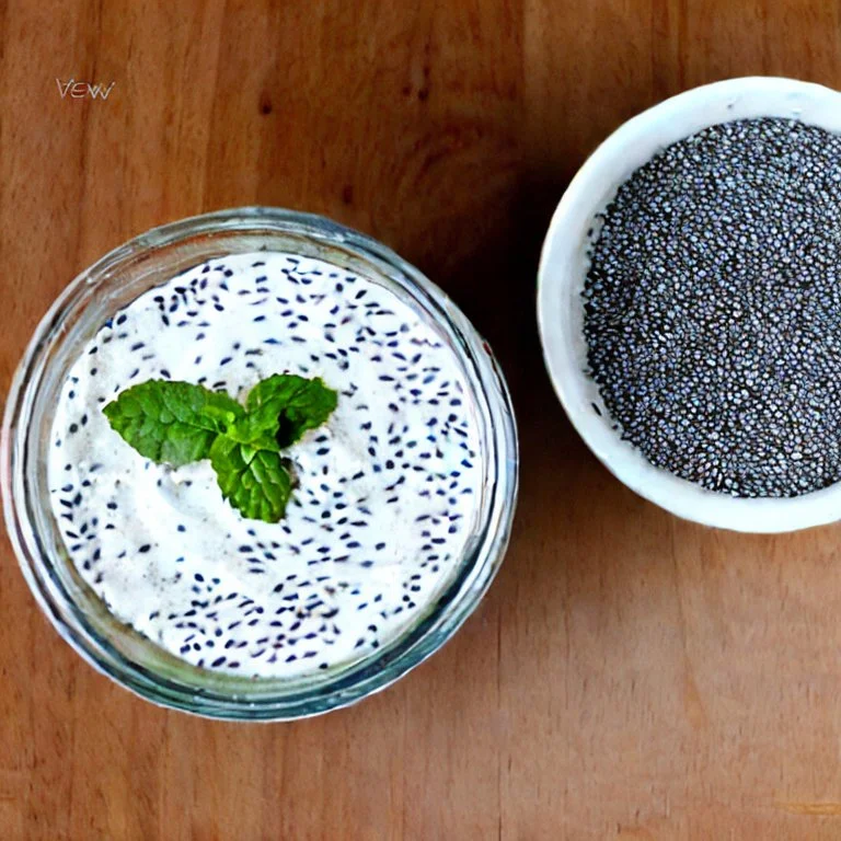 yogurt with chia seeds added