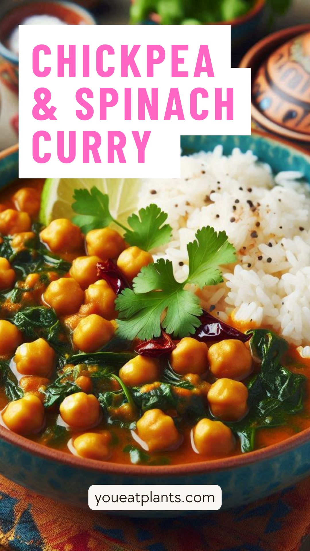 chickpea and spinach curry recipe