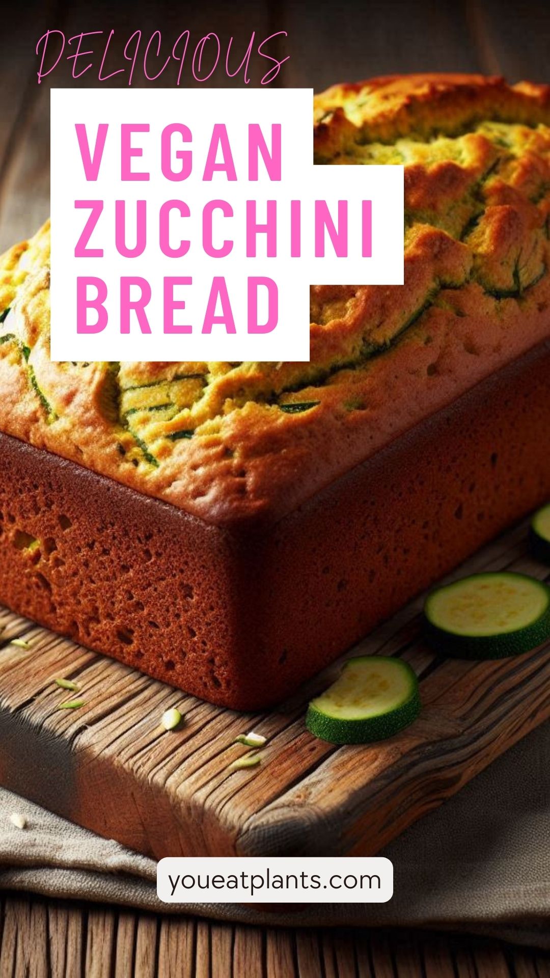 Delicious vegan zucchini bread