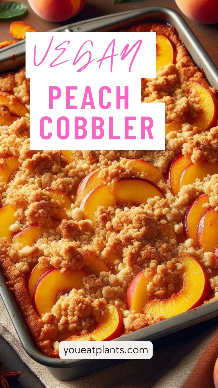 Vegan Peach Cobbler: A Delicious and Easy Recipe - YouEatPlants.com